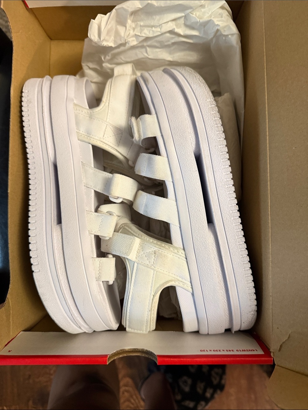 Women’s s White Platform Sandal Sneakers - Comfortable Casual Shoes